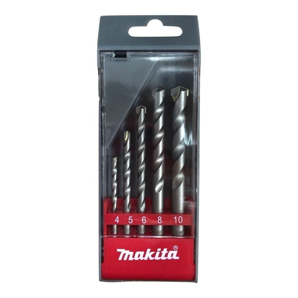 Jogo De Brocas Concreto Com 5 Peças Makita D-03894