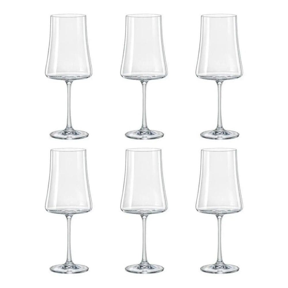 Cj 6 Taças de Cristal P/Vinho Tinto Xtra 460ml Bohemia