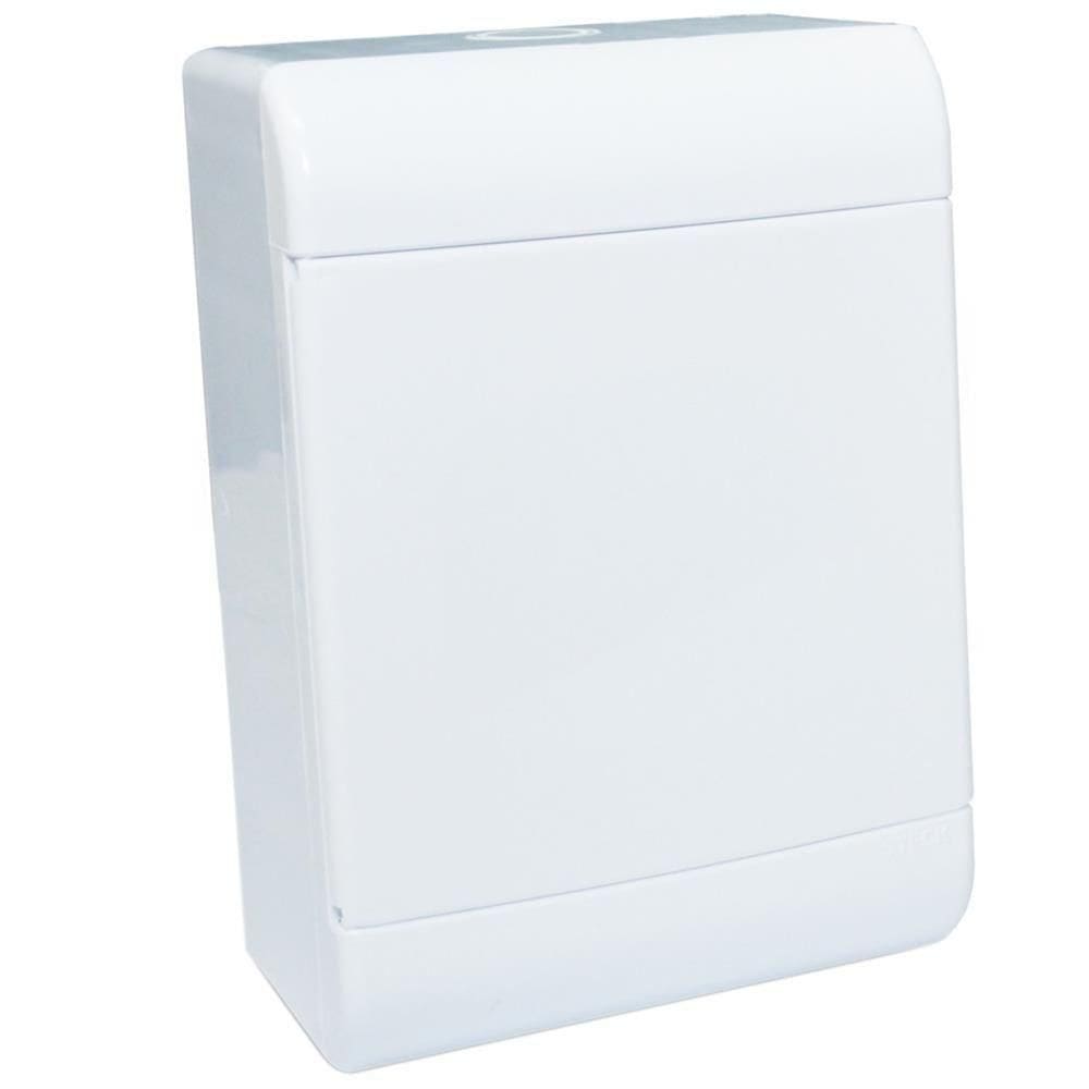 Quadro De Distribuição De Sobrepor 5-din Porta Opaca - Scv5po - Steck Quadro Sobrepor 5 Disj. Din Por Steck Scv5.po
