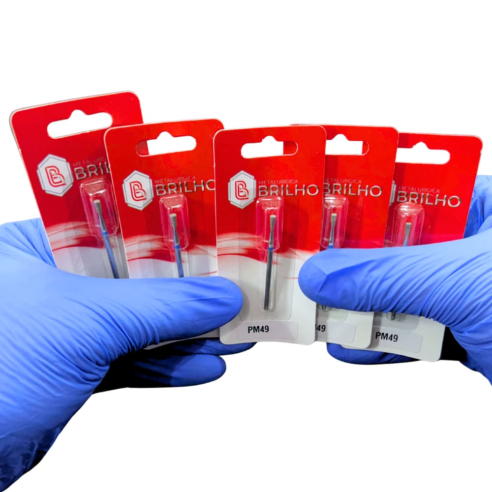 Broca Diamantada 049 Brilho – Kit com 5 Unidades