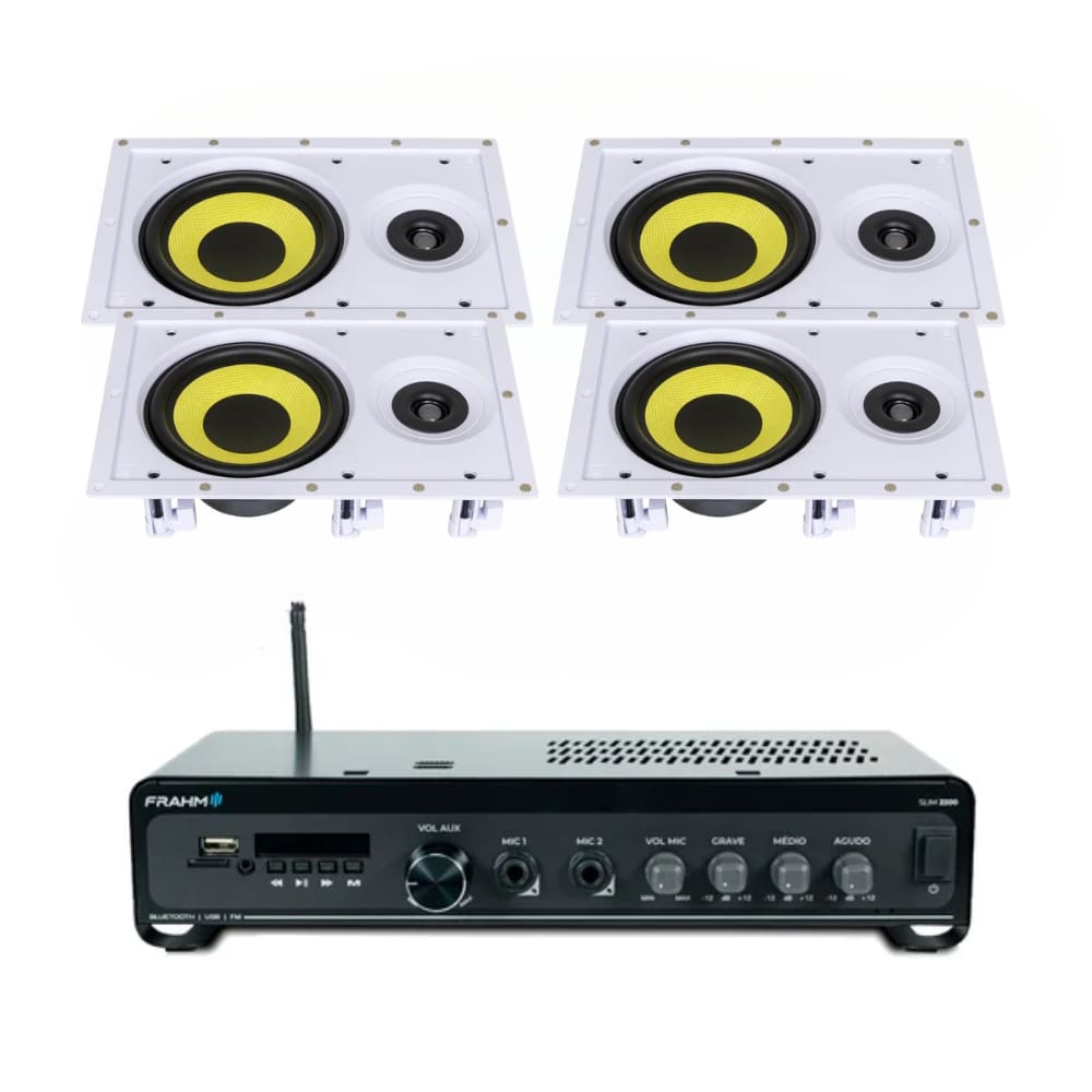 Kit Slim 2200 G5 Frahm + 4 Arandelas Ci6R Plus