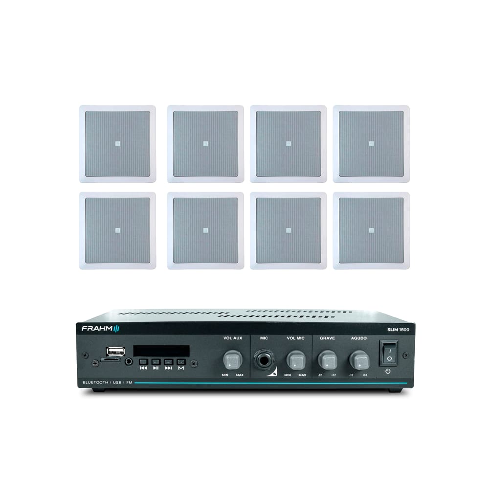 Kit Slim 1800 G5 Frahm + 8 Arandelas 6co1q