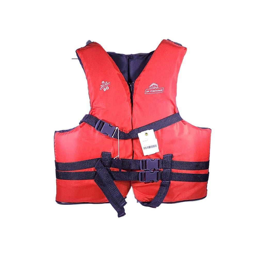 Colete Salva Vidas Hiper Pesca Com Zíper 50kg EAF Poliéster Com Apito