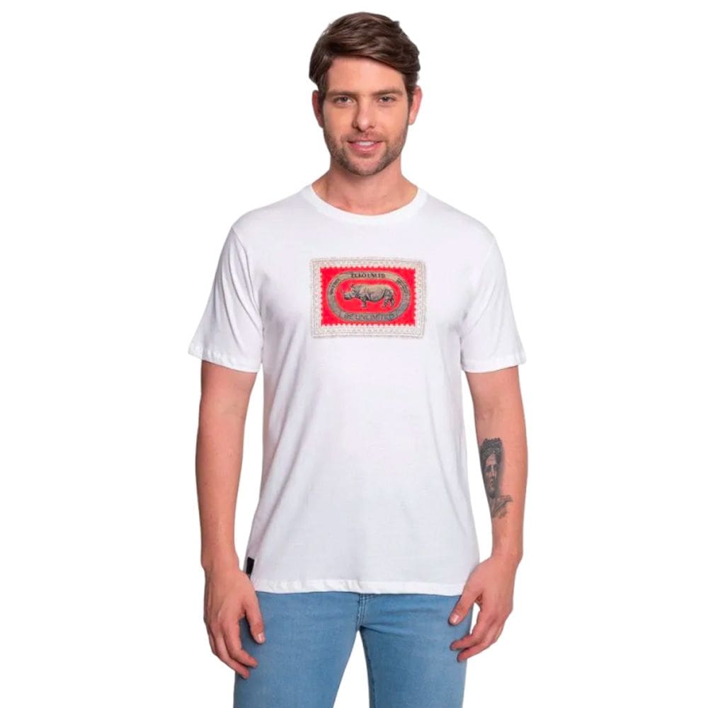 Camiseta Ecko Masculina Vintage Label Ek505