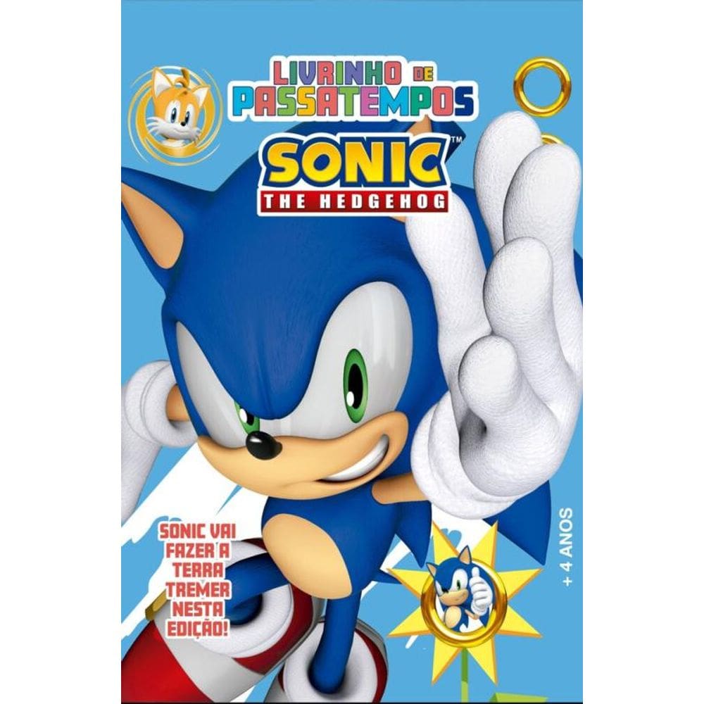 Sonic Livrinho de Passatempos