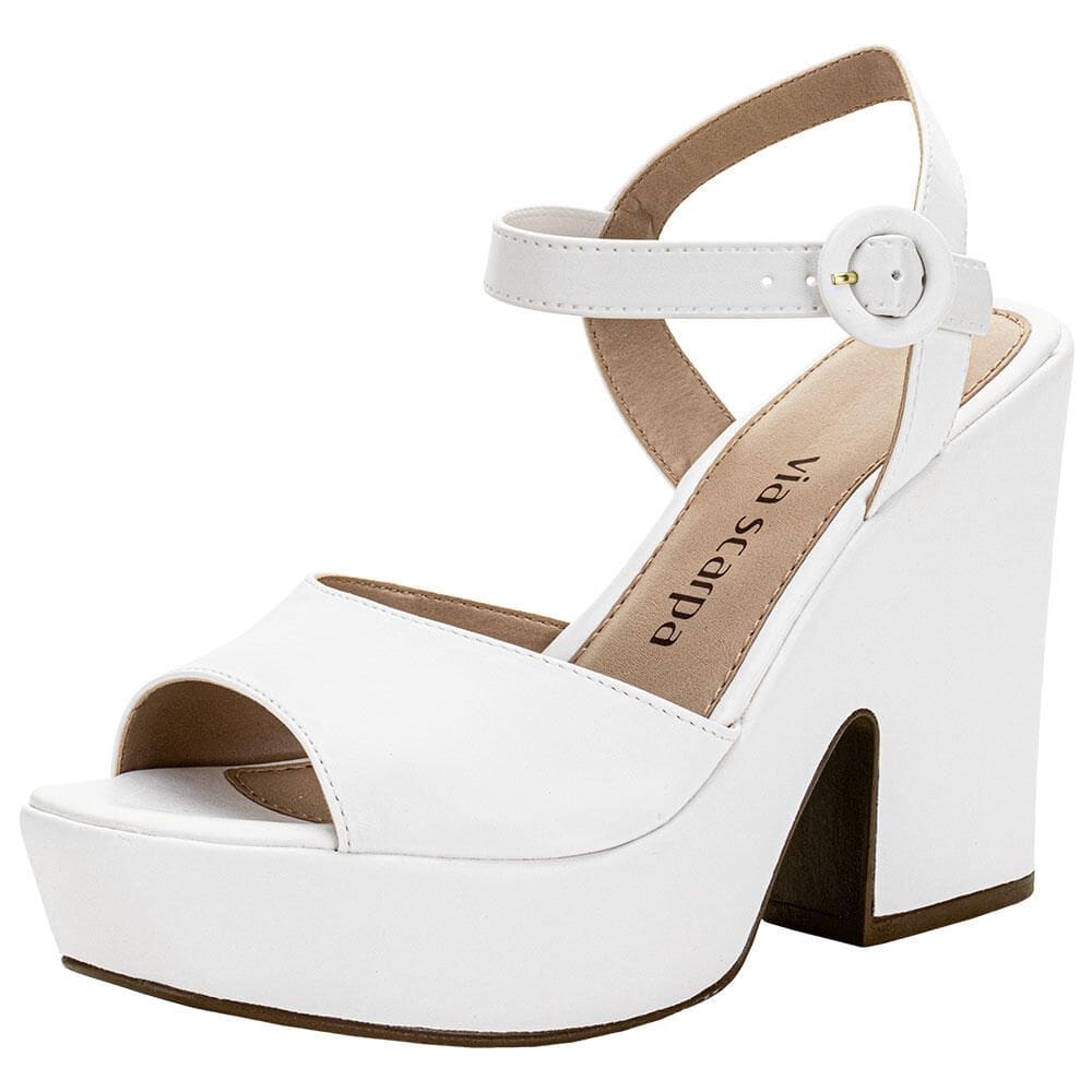 Sandália Feminina Meia Pata Via Scarpa 131012867