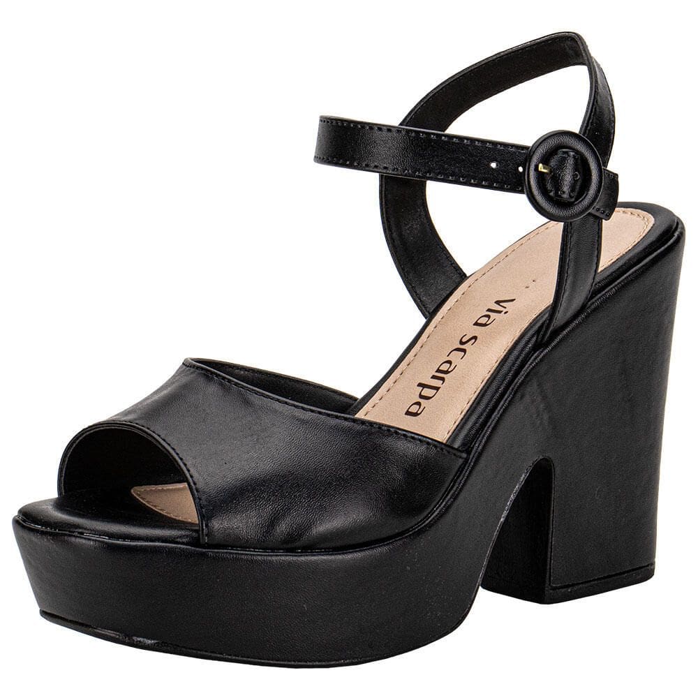 Sandália Feminina Meia Pata Via Scarpa 131012867