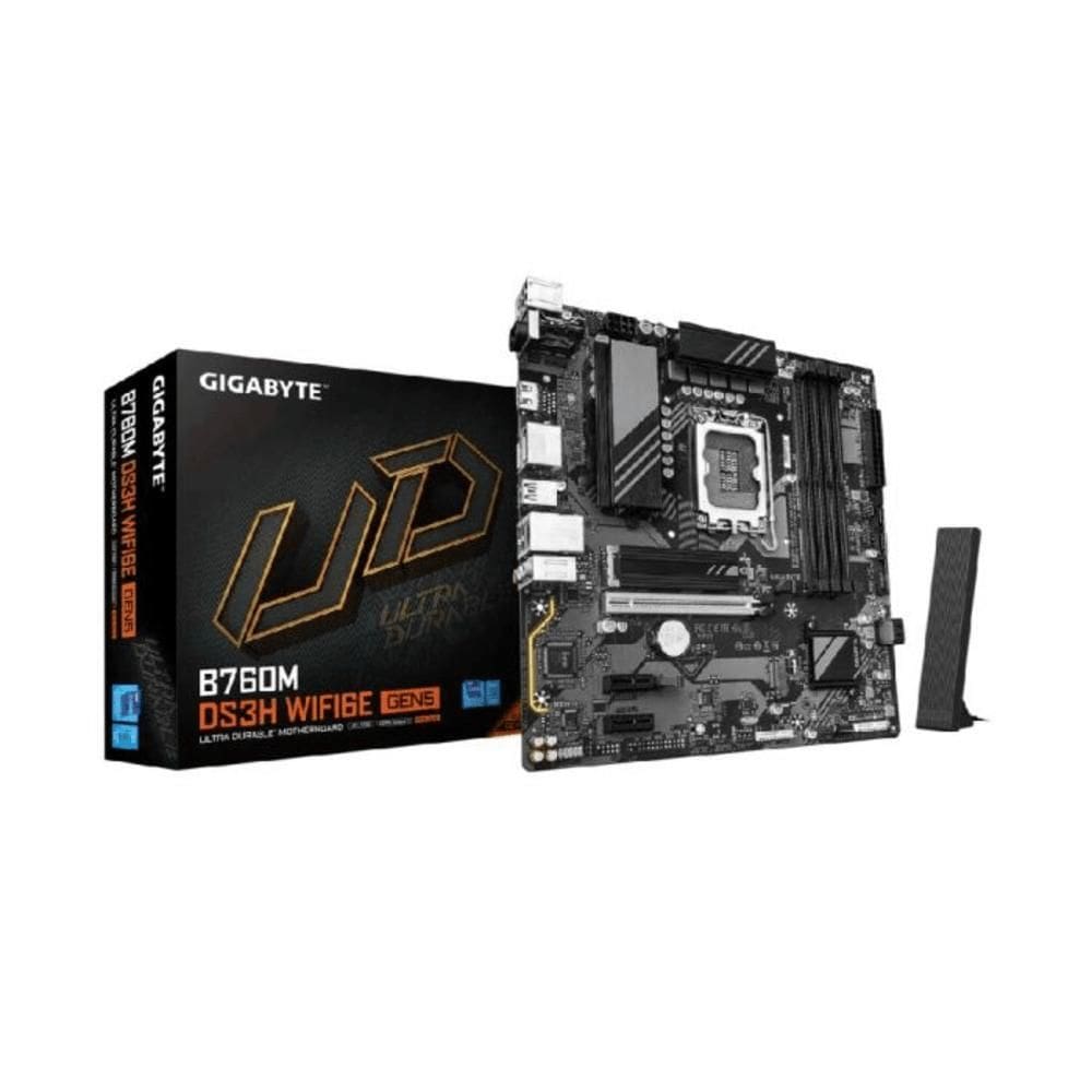 Placa Mae 1700 Gigabyte B760m Ds3h Wifi-6E Gen 5