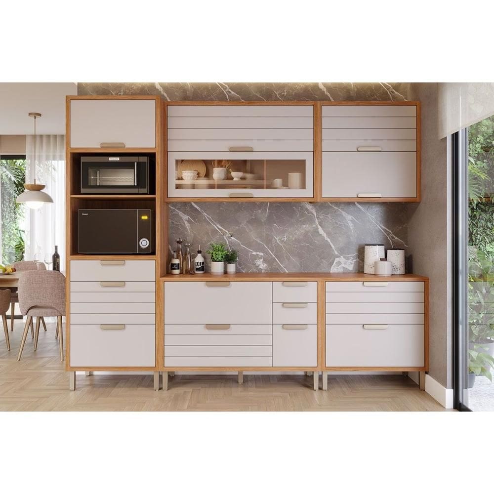 Cozinha Completa MGM 5 Peças Eloise C5P160 Cinamomo/Off