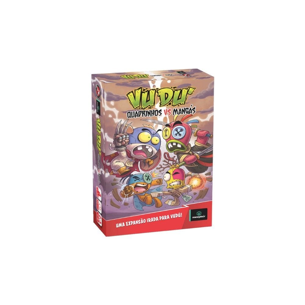 Vudu: Quadrinhos Vs. Mangás (Expansão) Jogo de Tabuleiro MeepleBR