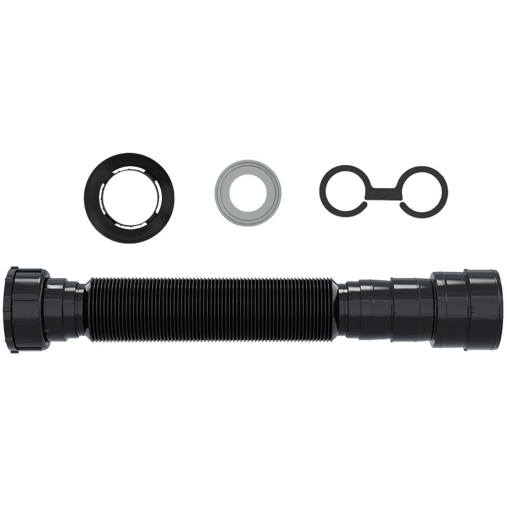 Sifão Tubo Extensivo Black Porca PP Com Canopla 70cm 030140