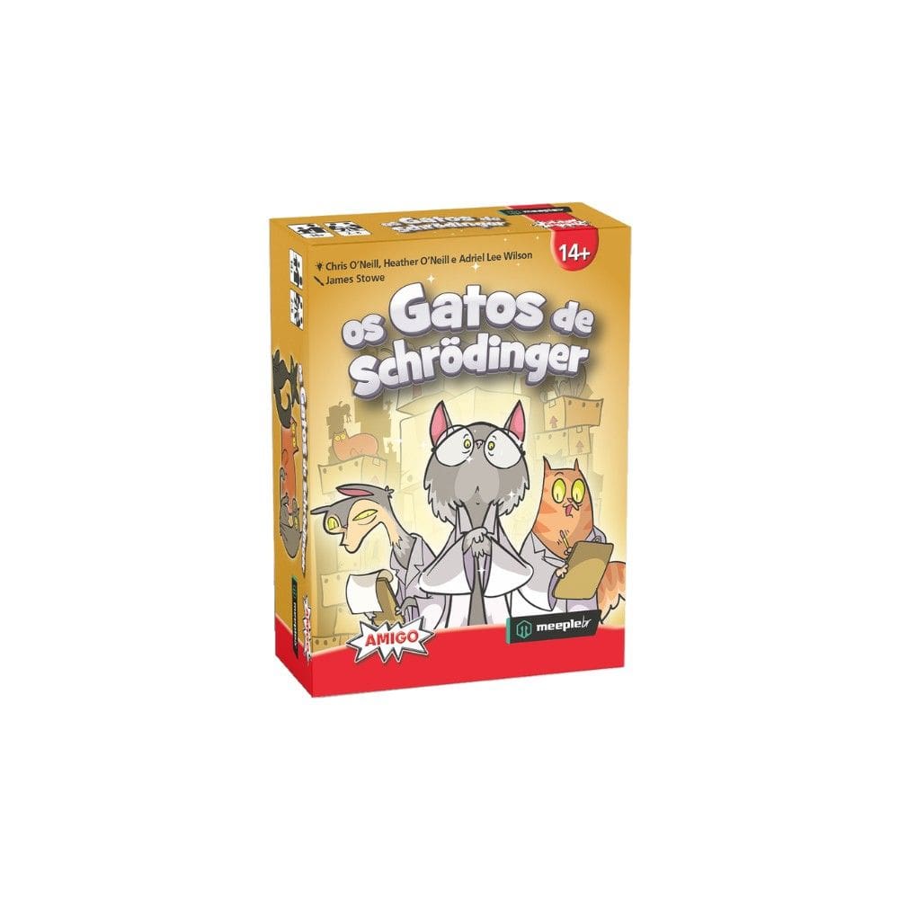 Os Gatos de Schrödinger Jogo de Cartas MeepleBR