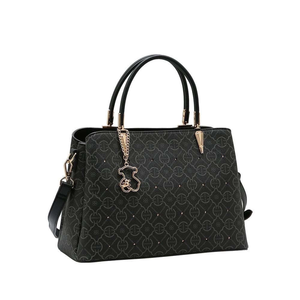 Bolsa Feminina Classic Cristal Estruturada Casual - Chenson 3485354 Preto