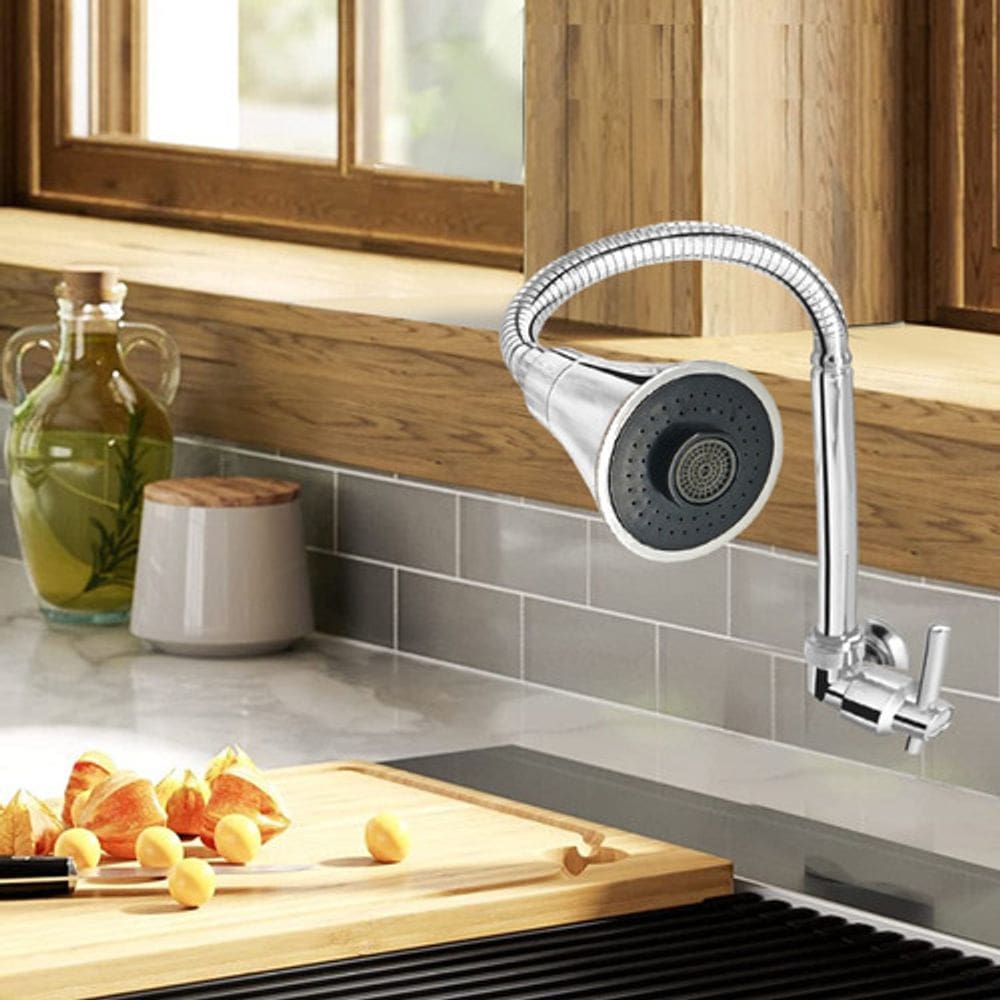 Torneira de cozinha de Parede flexível Abs Duplo Jato FC-53