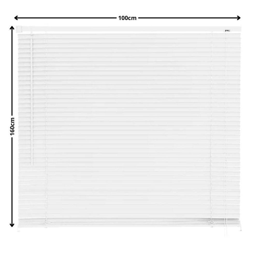 Persiana Pvc Horizintal Primafer - Branca Medida 100x160cm