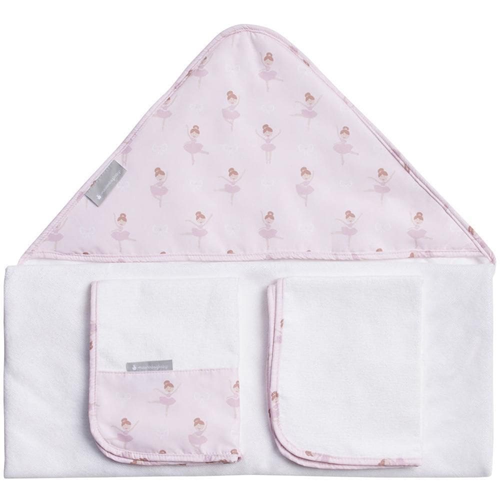 Conjunto De Toalhas 3Un Masterbag Ballet Rosa