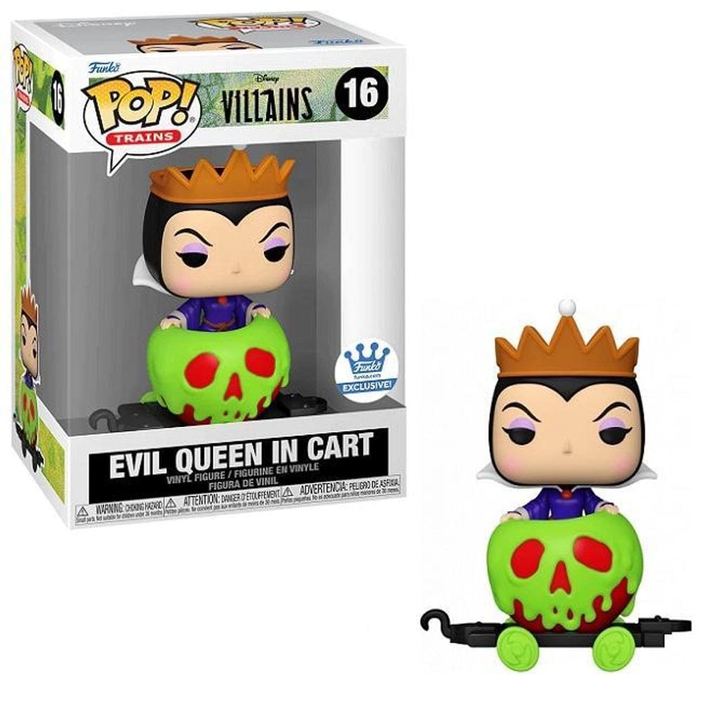 Evil Queen In Cart 16 Exclusivo Pop Funko Disney Trains
