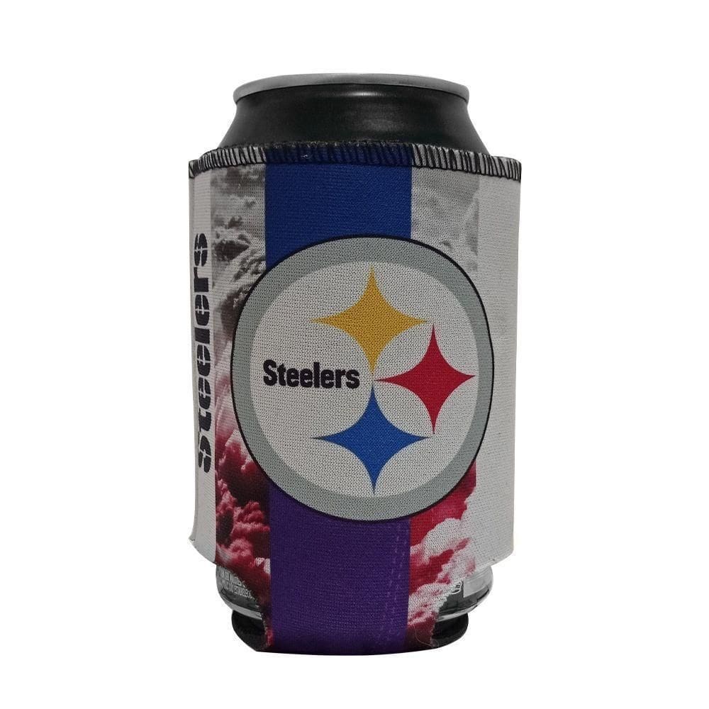 Porta Latinhas Neoprene Pittsburgh Steelers Nfl Roxo
