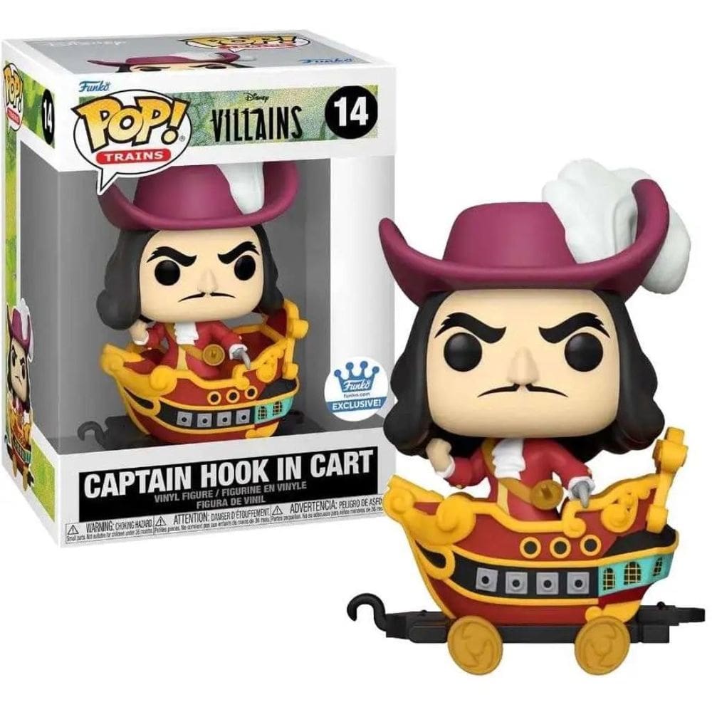 Funko Pop Disney Villains - Captain Hook In Cart 14 Ex