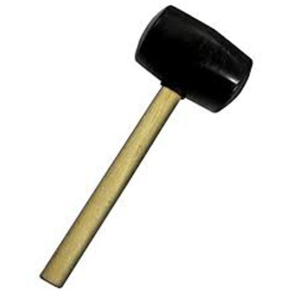 Marreta De Borracha Com Cado Madeira 8,5X23Cm, Bestfer