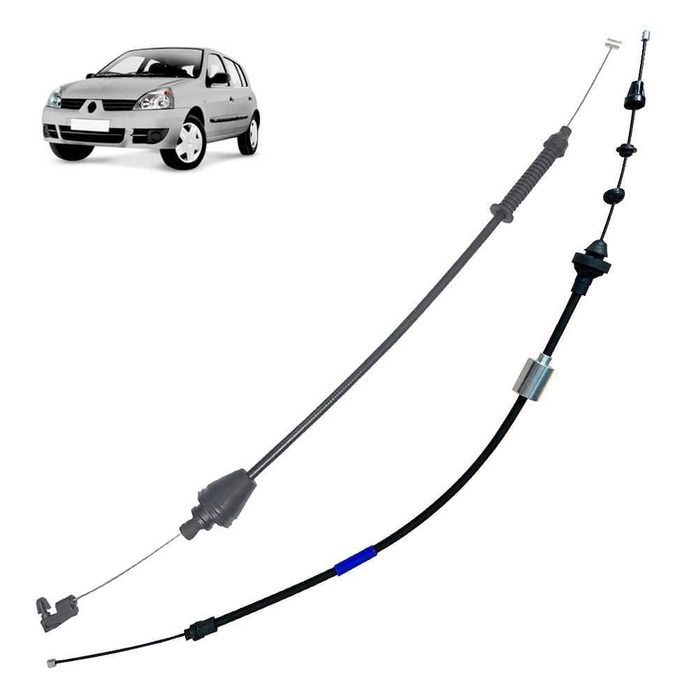 Kit Cabo Acelerador Embreagem Clio Motor 1.0 16V 1999 À 2006
