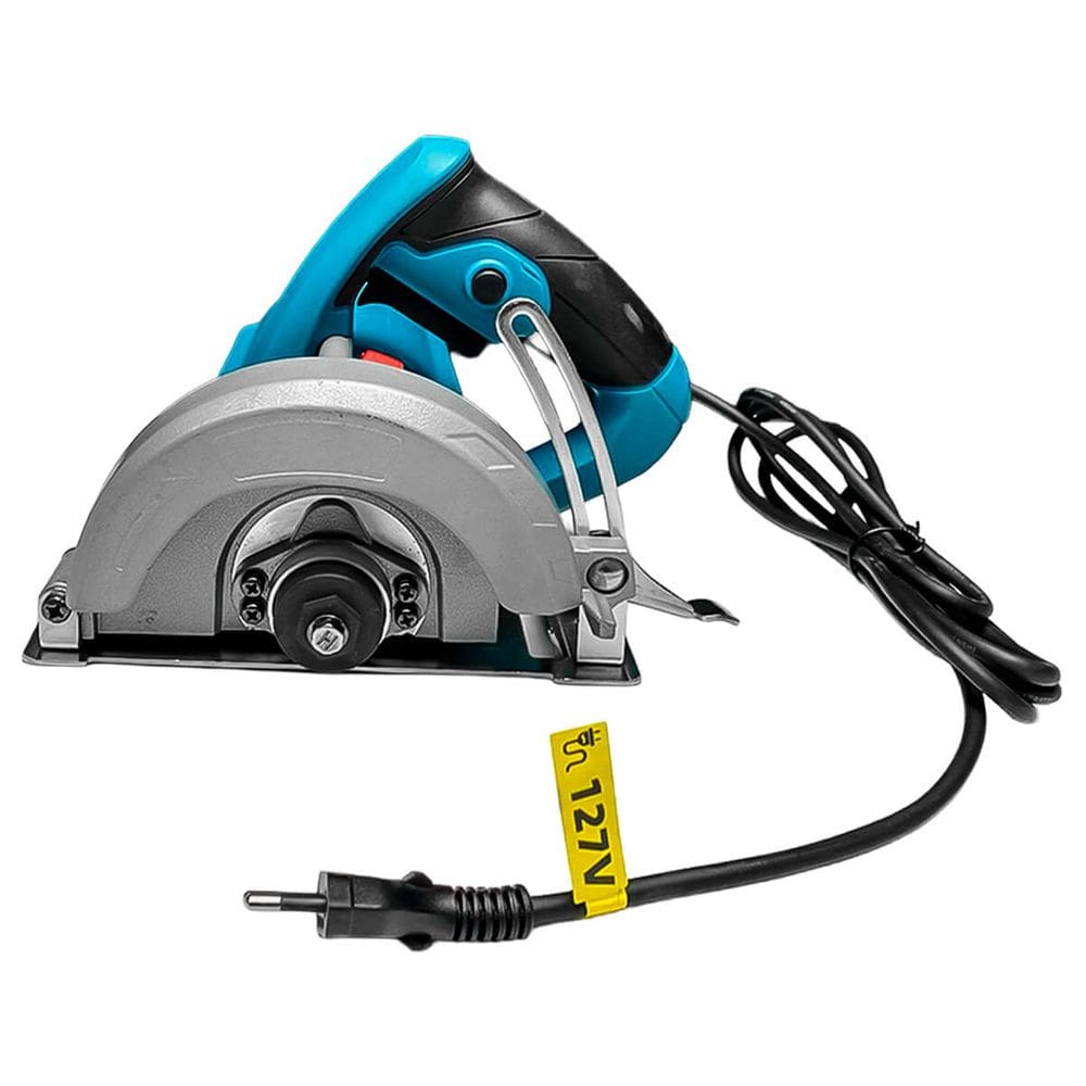 Serra circular brushless 127v com 3 lâminas de 7 polegadas para cortes precisos em madeira, uso doméstico e profissional