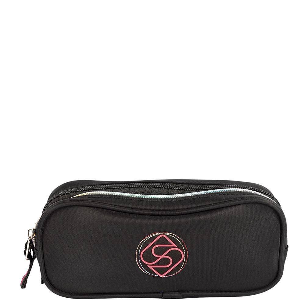 Estojo 2 Comp Sestini Trend - Preto Preto Grande