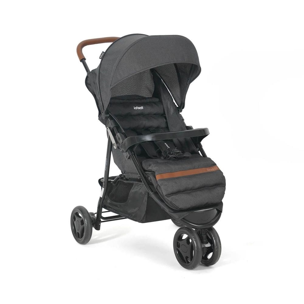 Carrinho De Bebê Breeze 3 Rodas Infanti Preto