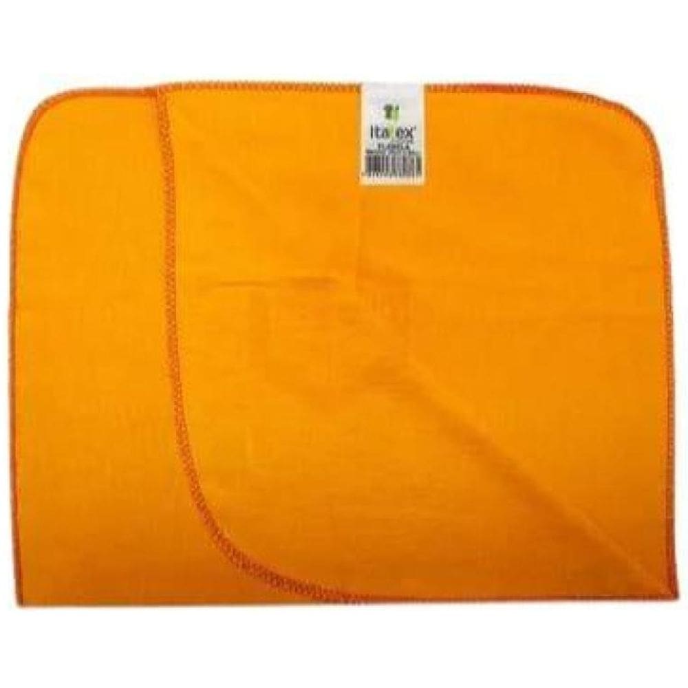 Flanela Laranja Multiuso Pano Limpeza 28X48Cm Algodão