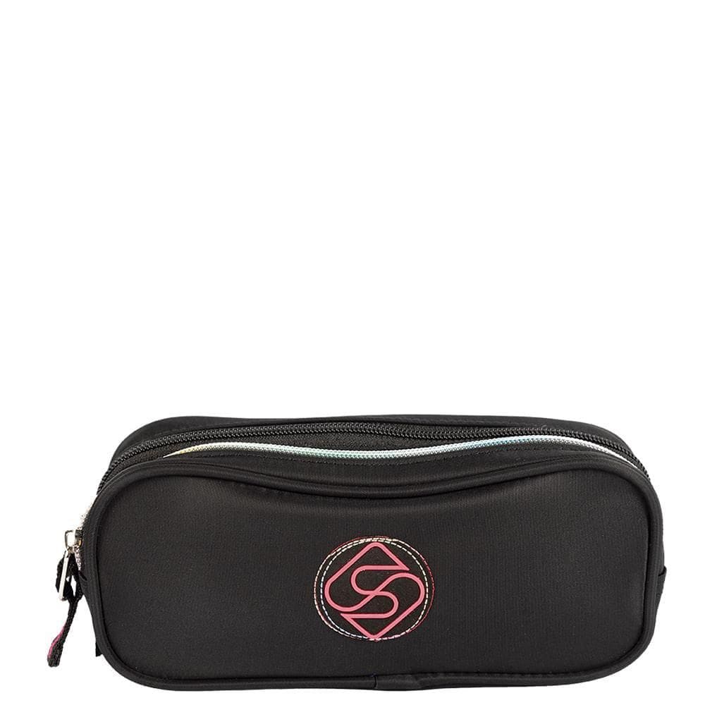 Estojo 2 Comp Sestini Trend - Preto Preto Grande