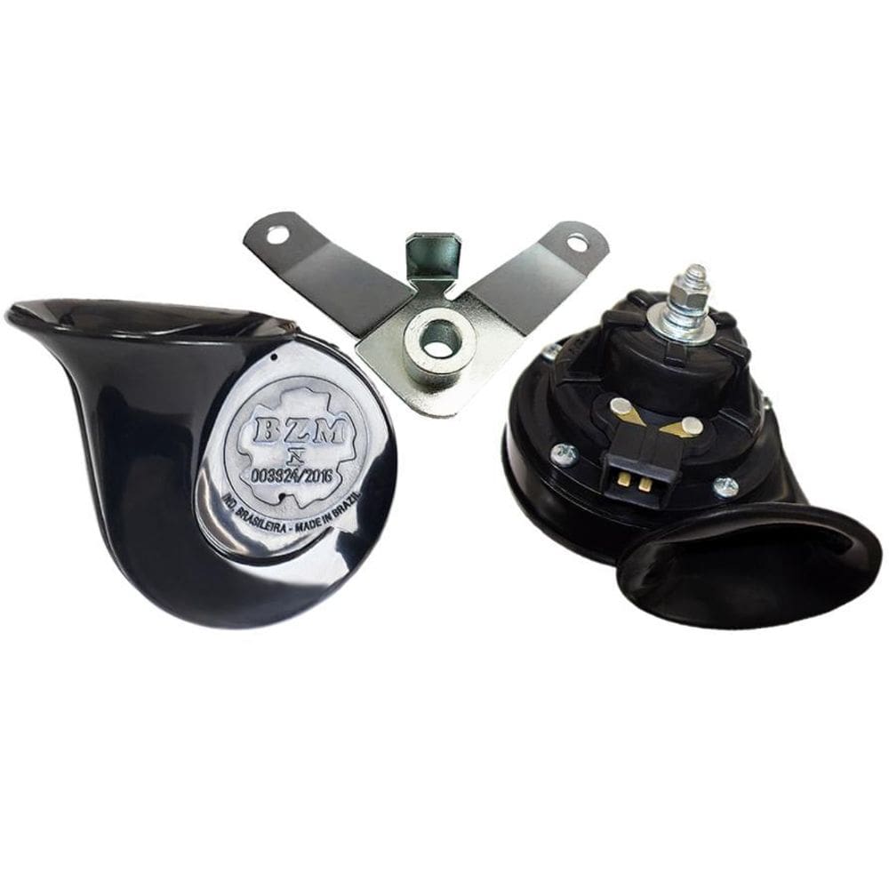 Buzina Caracol Dupla Grave Agudo 410Hz 490Hz B56 12V Fiat Ún