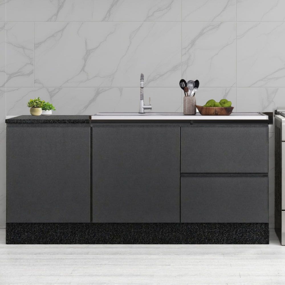 Cozinha Modulada Etna 2 Balcoes para Pia Poliman Moveis