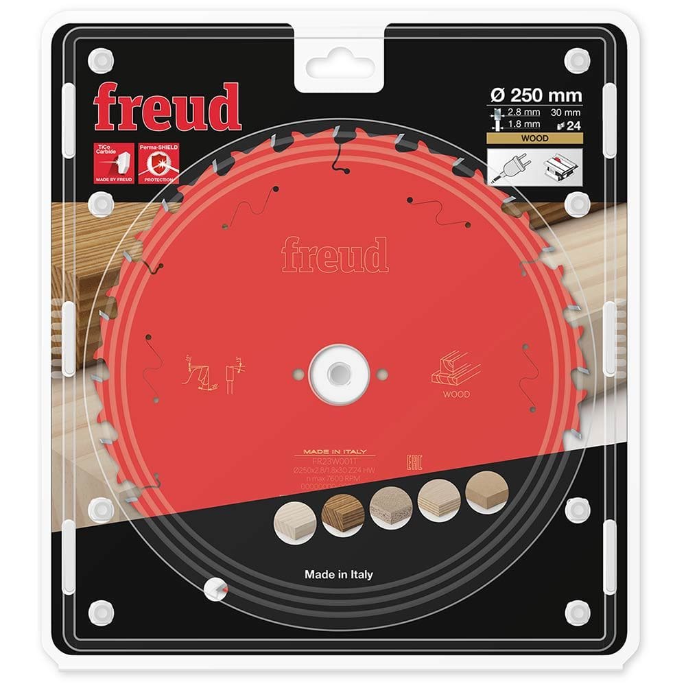 Disco de Serra Madeira 250mm (10Pol) 24 dentes FR23W001T Freud