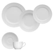 Jogo Jantar Chá 20 Peças Chevron Branco Germer Porcelanas