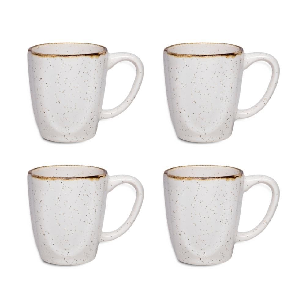 Conjunto 4 Canecas Xìcaras Café Chá Ryo Maresia 260ml Oxford Porcelanas