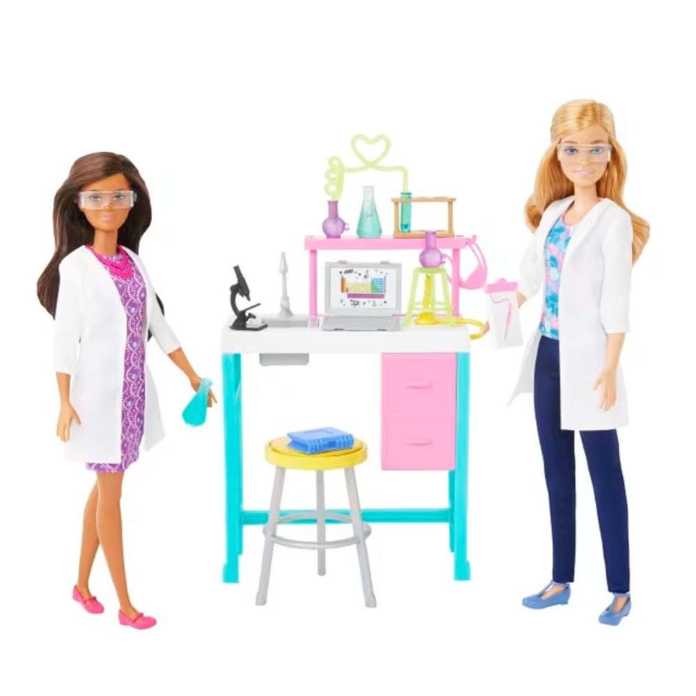 Conjunto de laboratório de ciências da Barbie - Mattel