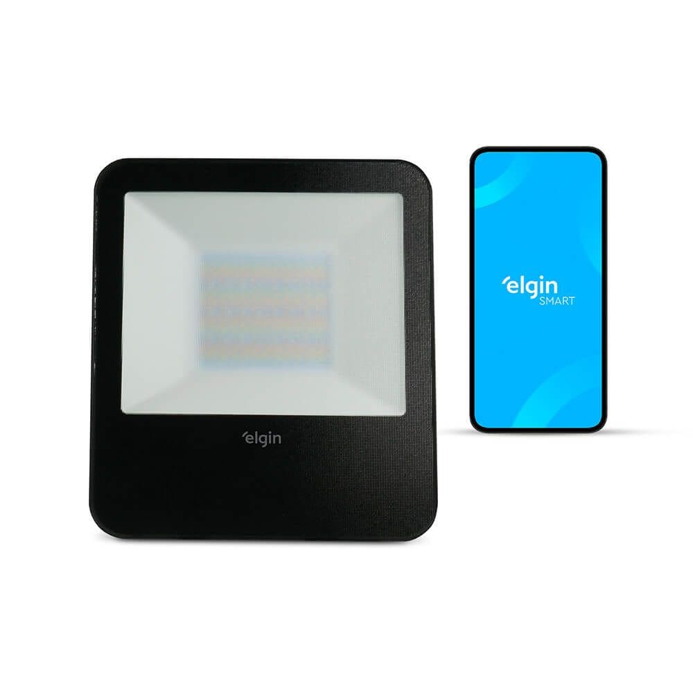 Refletor Smart Led - 50W Compatível com Alexa e Google Home Bivolt