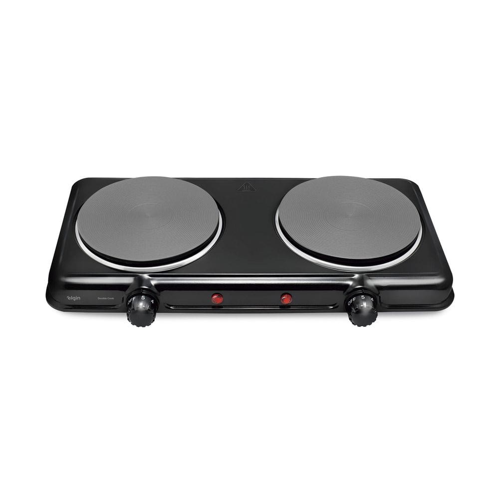 Fogão Elétrico Cooktop Portátil 2 Bocas - 2.000W 110V