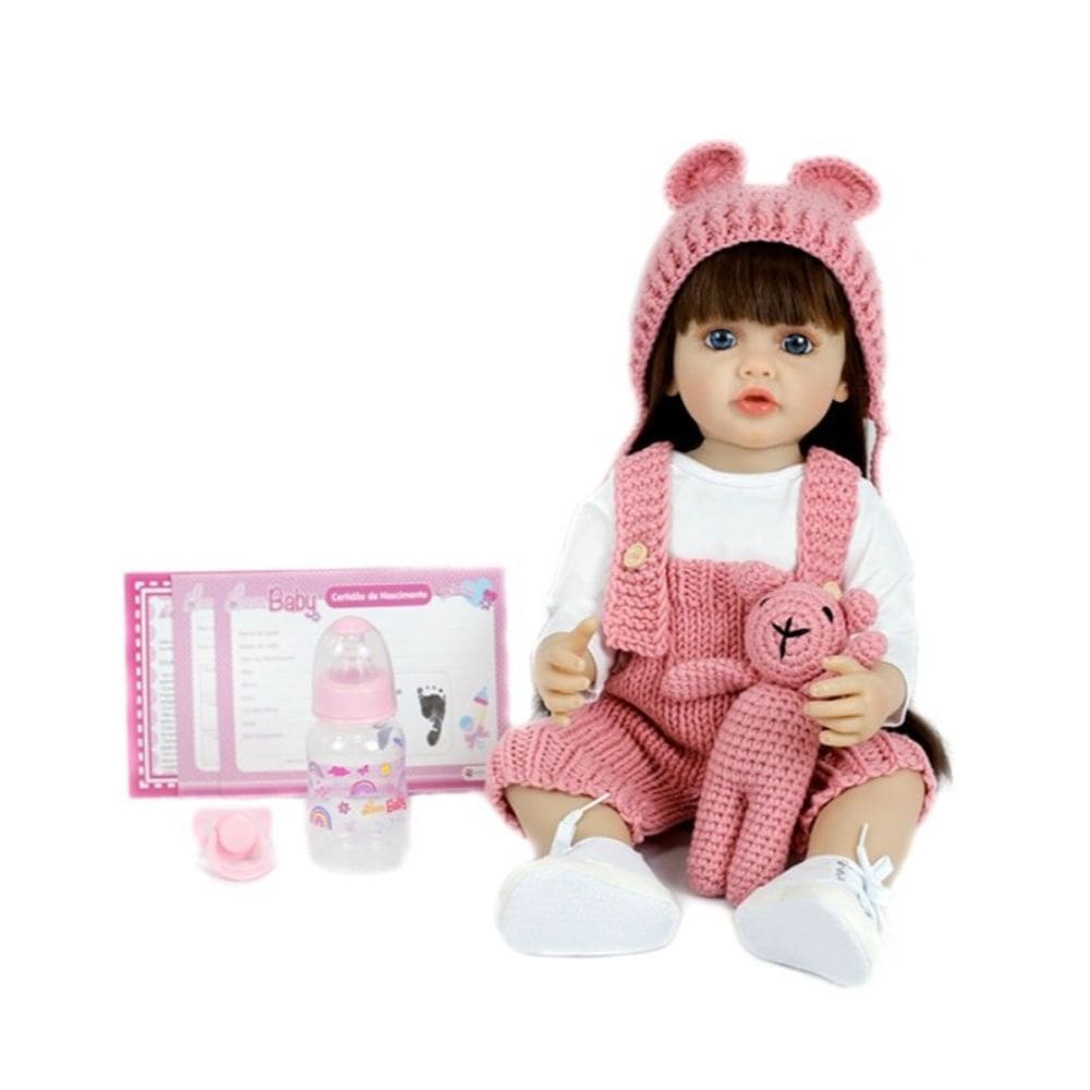 Boneca Bebê Reborn Laura Baby Aurora - Shiny Toys