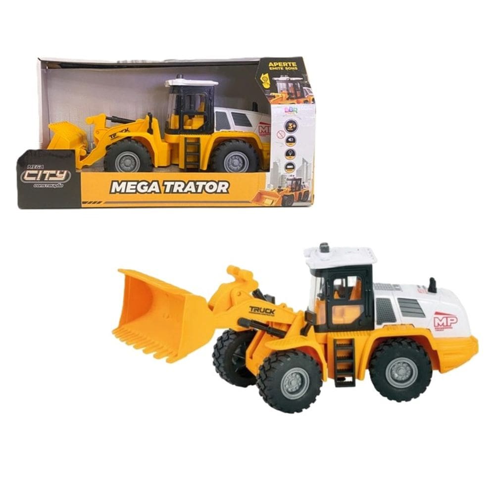 Mega City Trator com Luz e Som - BBR