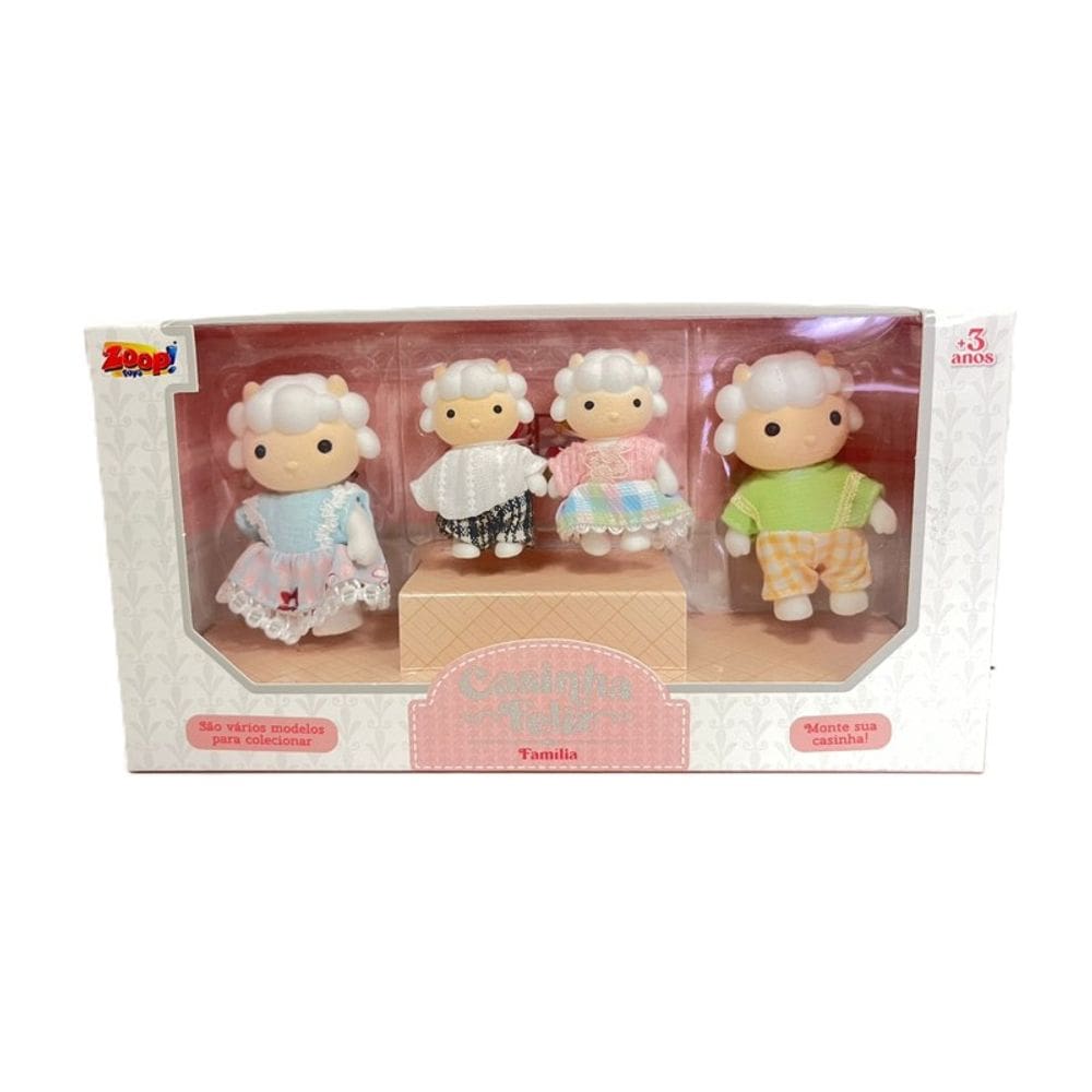 Casinha Feliz Família Ovelha - Zoop Toys