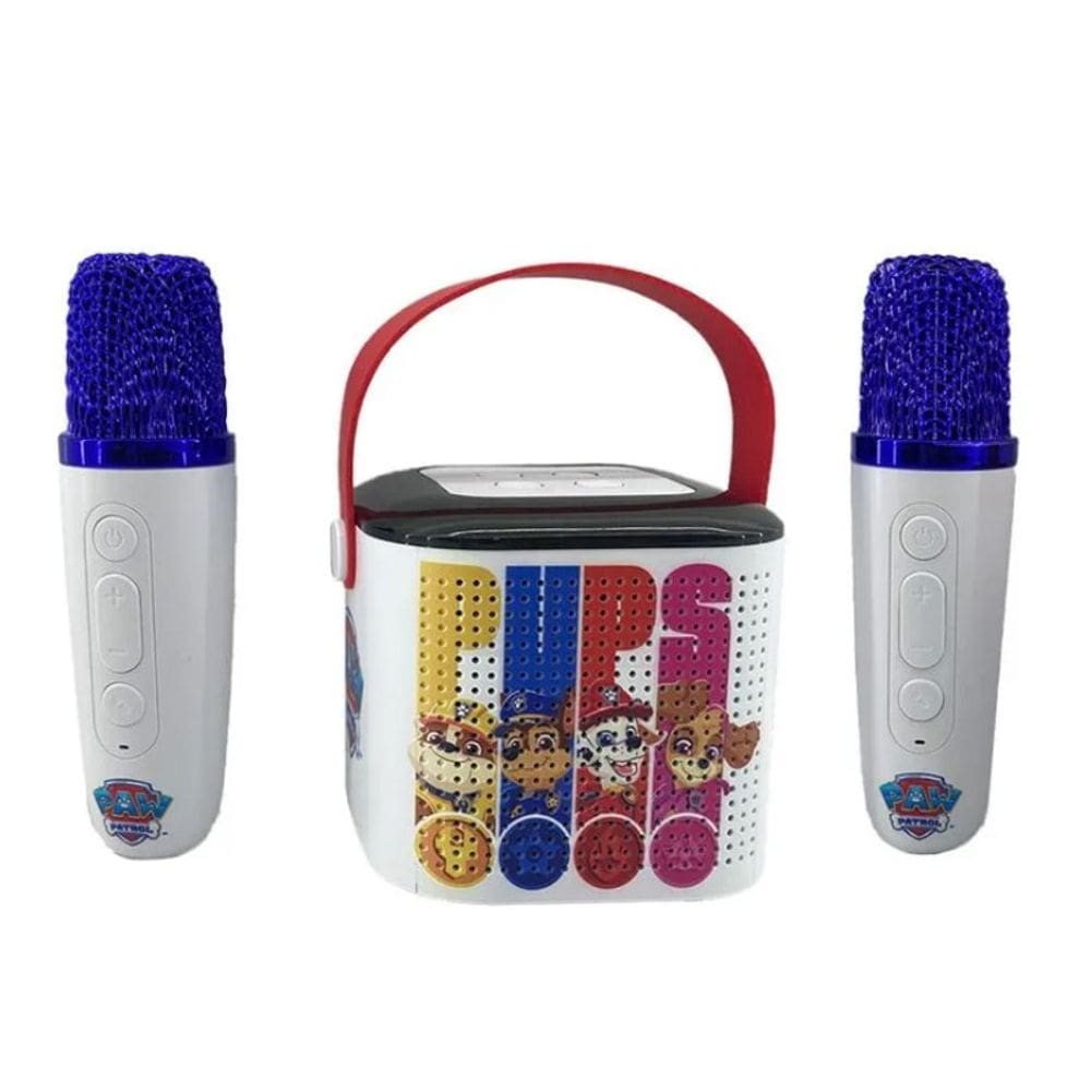 Caixa de Som Bluetooth Karaokê Infantil Patrulha Canina - Candide