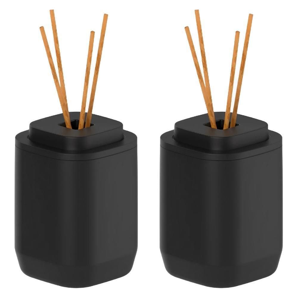 2X Aromatizador Ambiente Difusor Ou Aura 380Ml Preto