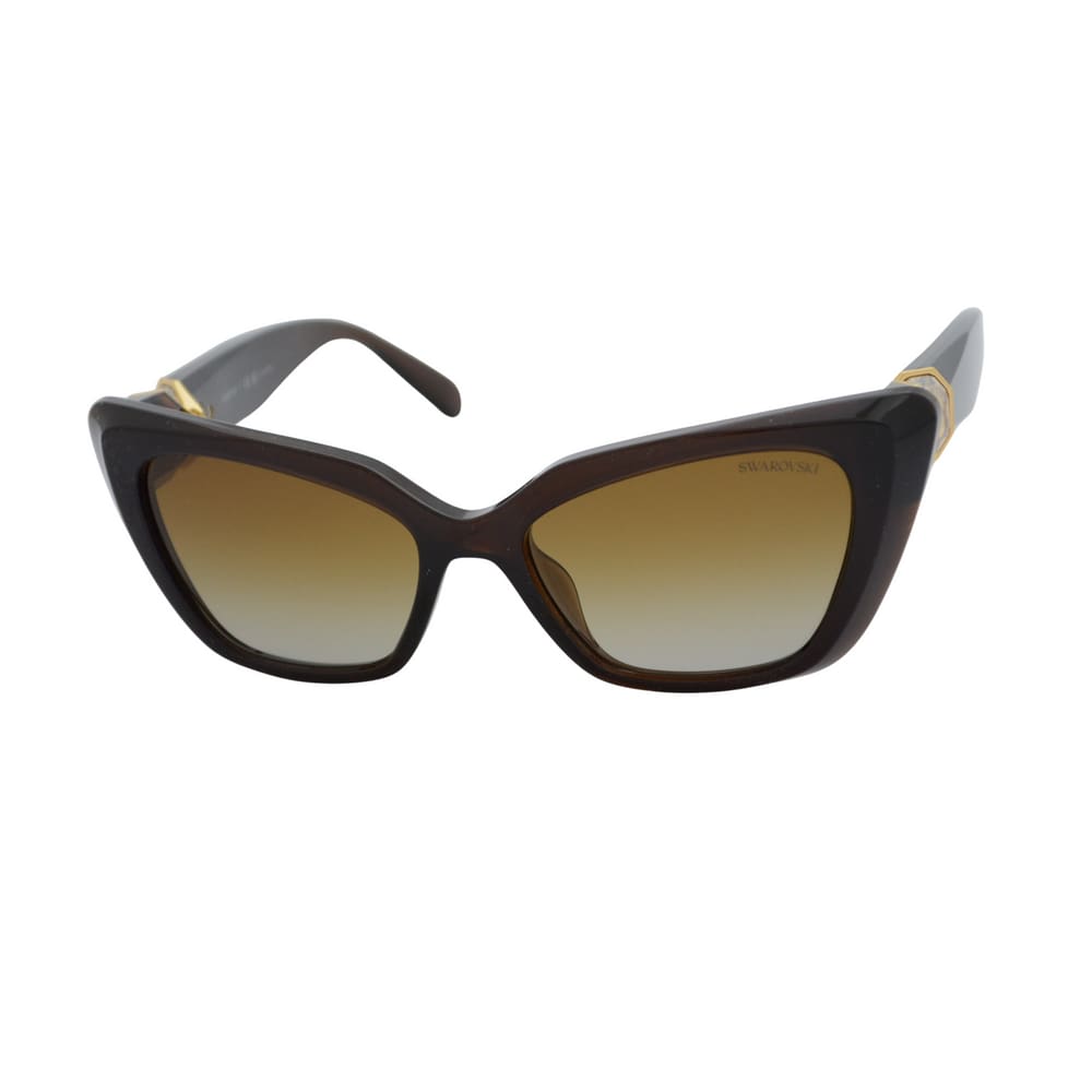 óculos de sol Swarovski mod sk6047 1084/t5 polarizado