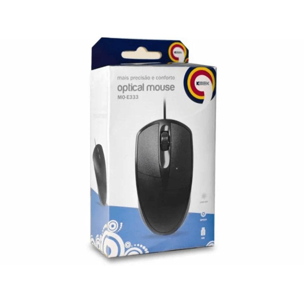 Mouse Optico Usb Mo-E333 K-Mex Preto