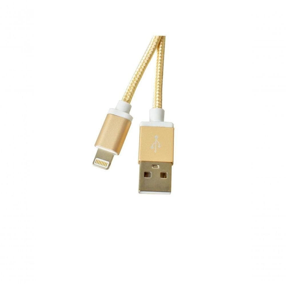 Cabo Usb Evus C-056 Lightning Fast Charge Gold 1.0m