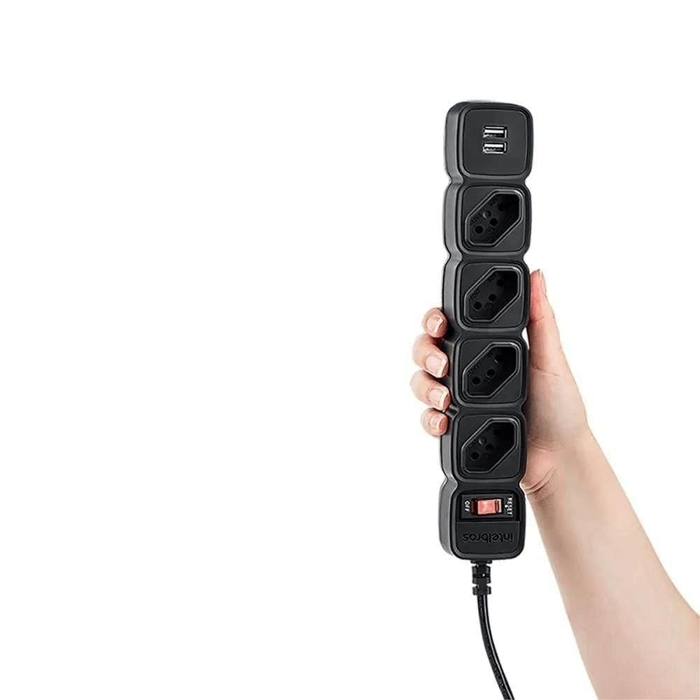 Protetor Eletrônico Intelbras 2 Usb Preto