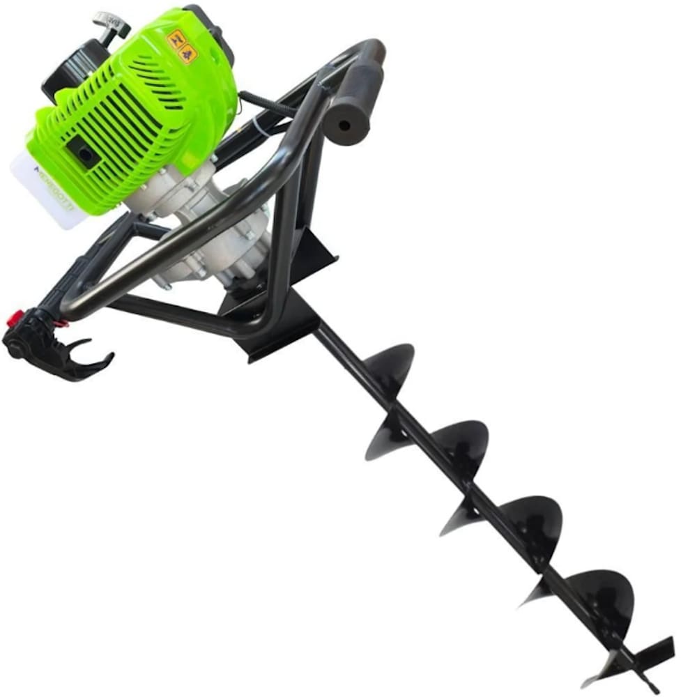 Perfurador Perfuratriz de Terra a Gasolina Menegotti Mps52 V3 + Broca 80x15cm