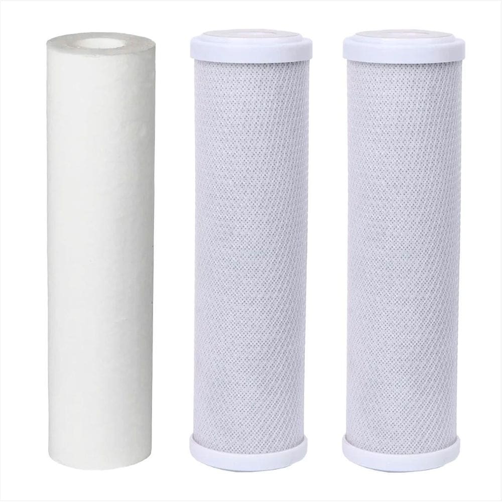 Kit Refil Filtro Triplo Fabricação Cerveja Pp + Carbon Block