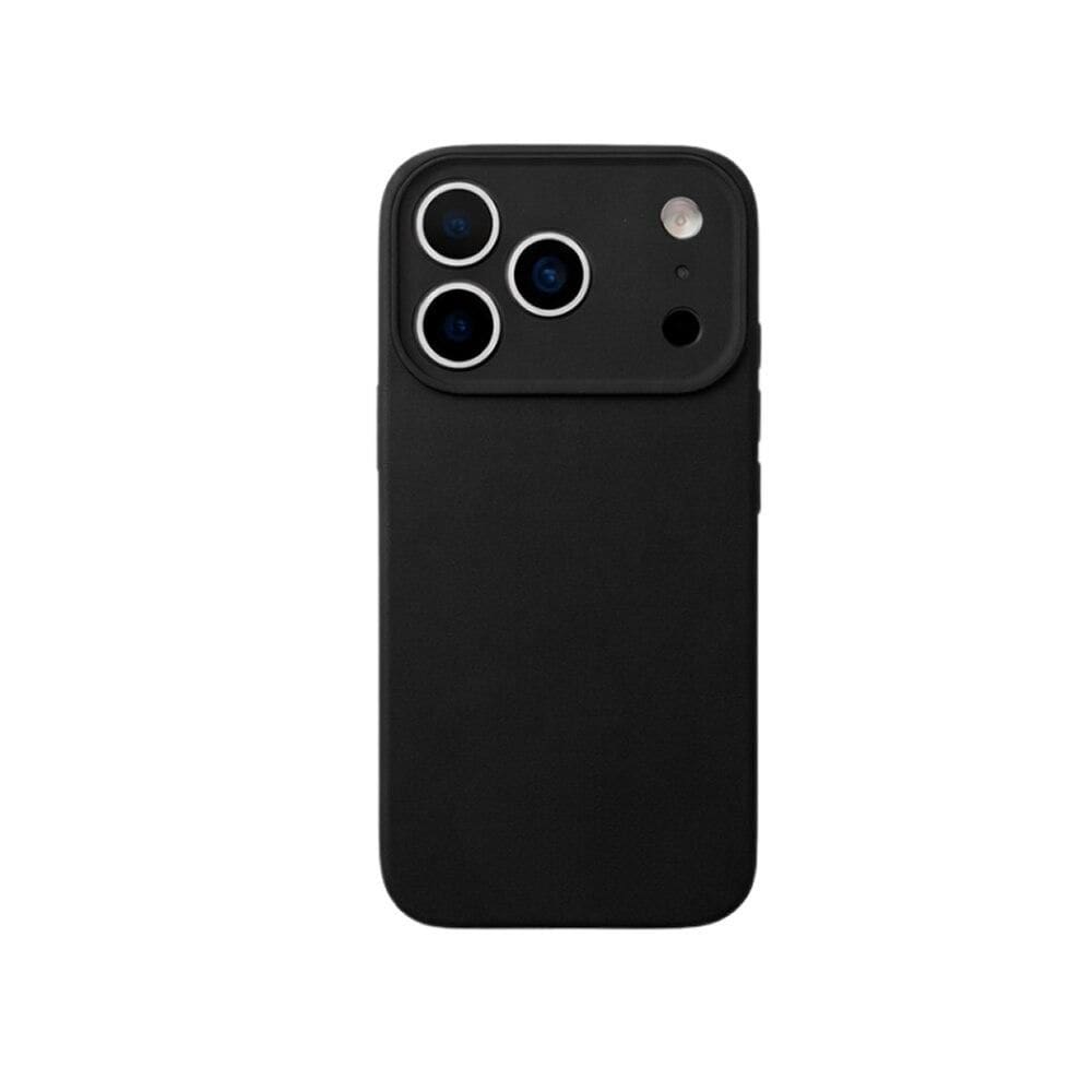Capa iPhone 17 Pro Silicone Com Proteção de Câmera Originais iPlace, Preto